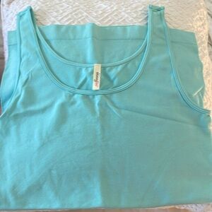 NWOT SKINNY TEES  BASIC TANK in turquoise
